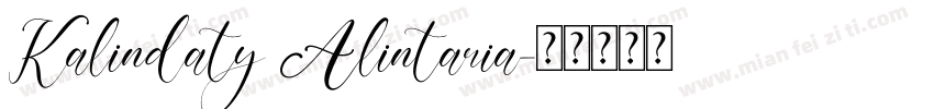 Kalindaty Alintaria字体转换